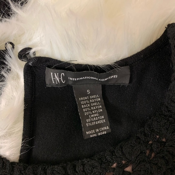 Inc International Concepts Black Crochet Dress - Picture 8 of 8